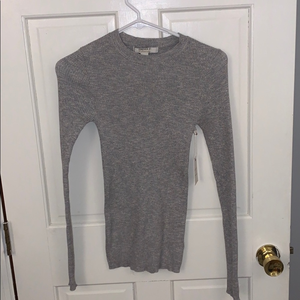 Light gray sweater